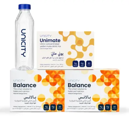 باقة فيل جريت 30 يوم من يونيستي – Balance برتقال وUnimate ليمون وزنجبيل